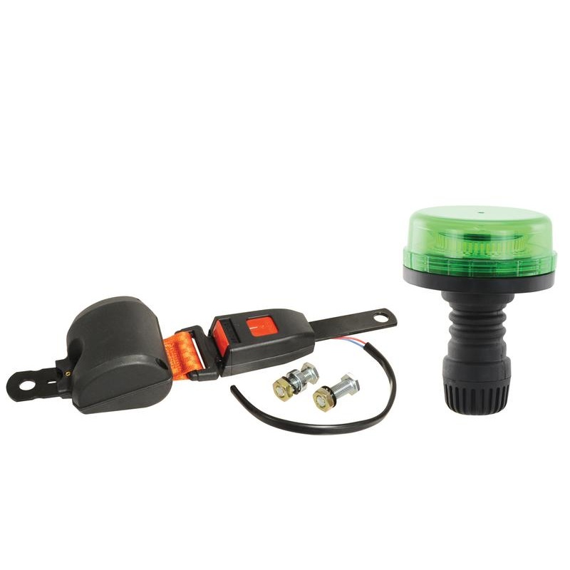 LED Beacon & Seat Belt Kit, Interference: Class 3, Flexible Pin, 12-24V – Sparex Part No. S.165464