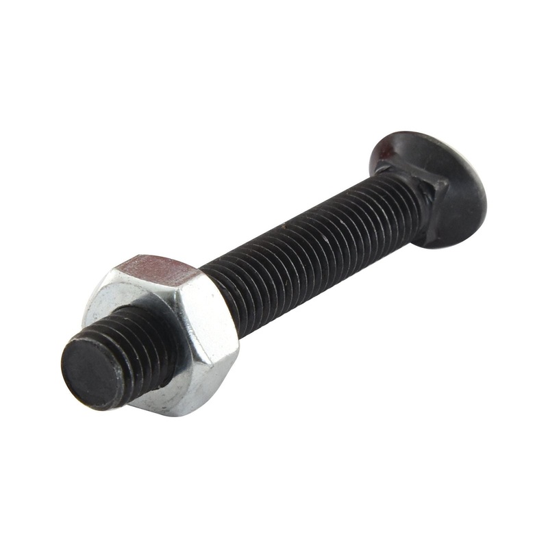 Oval Head Bolt Square Collar With Nut (TOCC) – M10 x 45mm, Tensile strength 8.8 (25 pcs. Box) | Sparex Part No.S.21435
