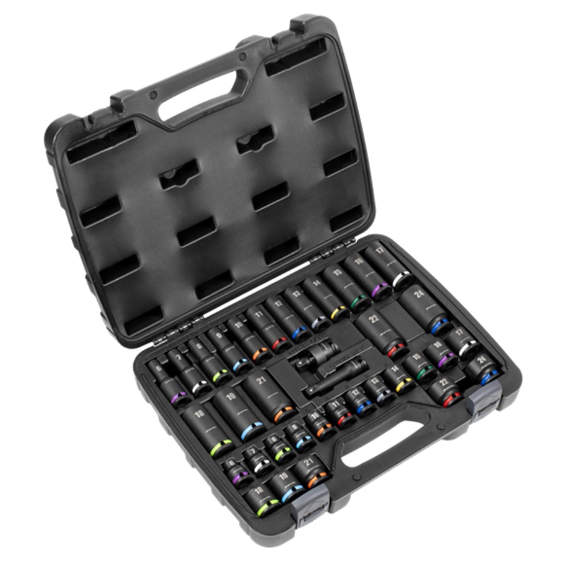 Sealey | Premier Impact Socket Set 3/8Sq Drive 36pc – AK5633M