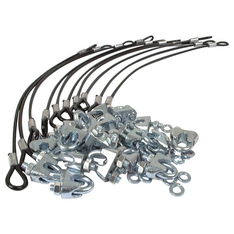 Swath turner clamp, Suitable for 8mm tines, | Sparex Part No.S.3845