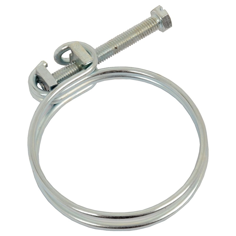 Double Wire Hose Clip, 43-49mm. | Sparex Part No.S.26276