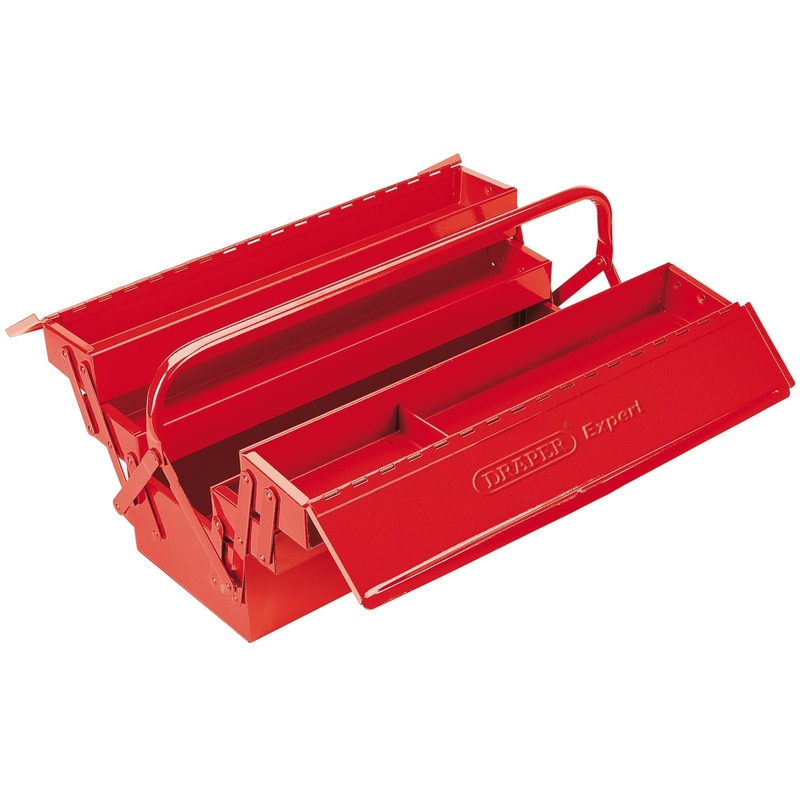 Draper Extra Long Four Tray Cantilever Tool Box, 530mm – TB530