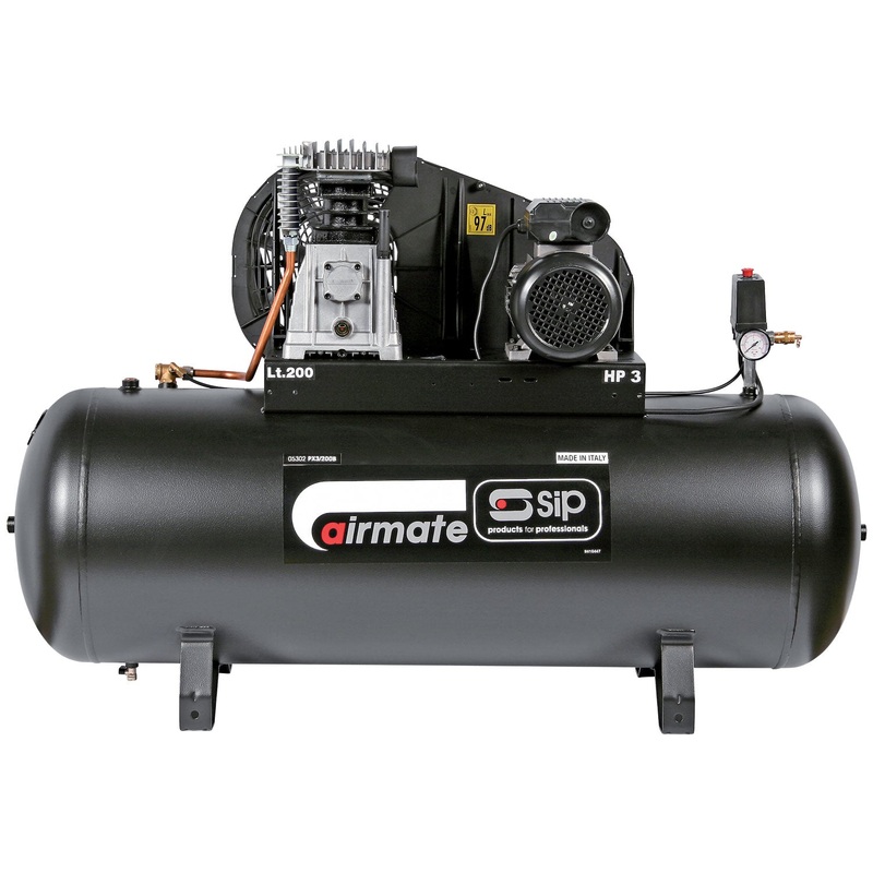 SIP PX3/200-SRB Belt Drive Compressor 3hp 200L  SIP-05302