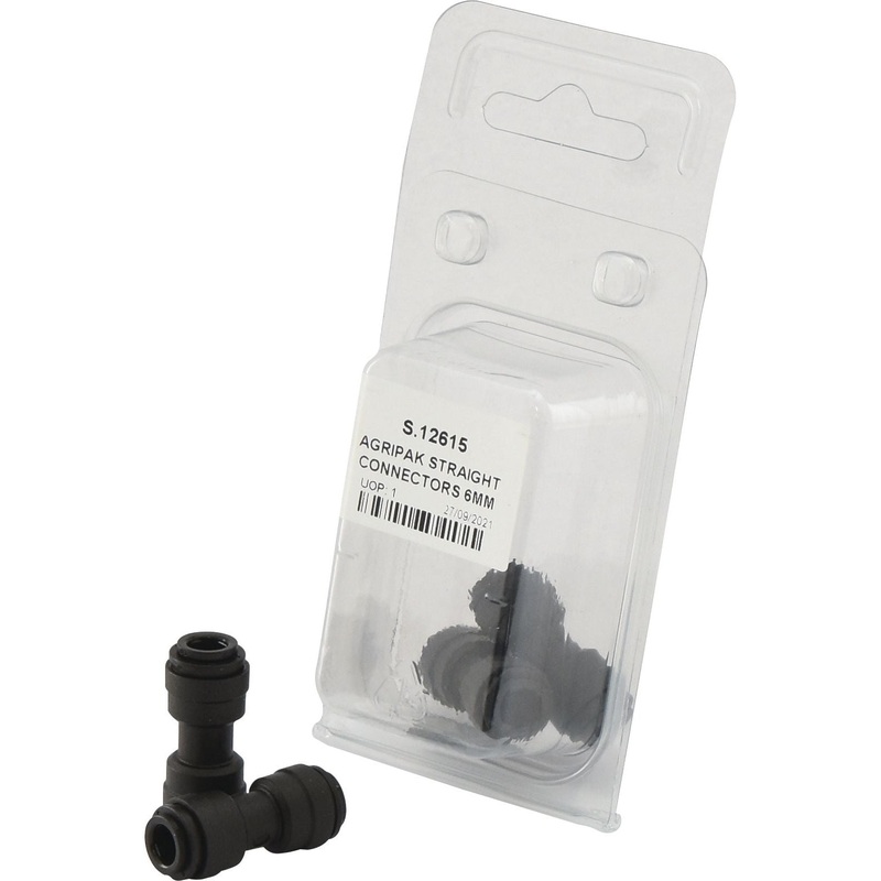 AGRIPAK STRAIGHT CONNECTORS 6MM – S.12615