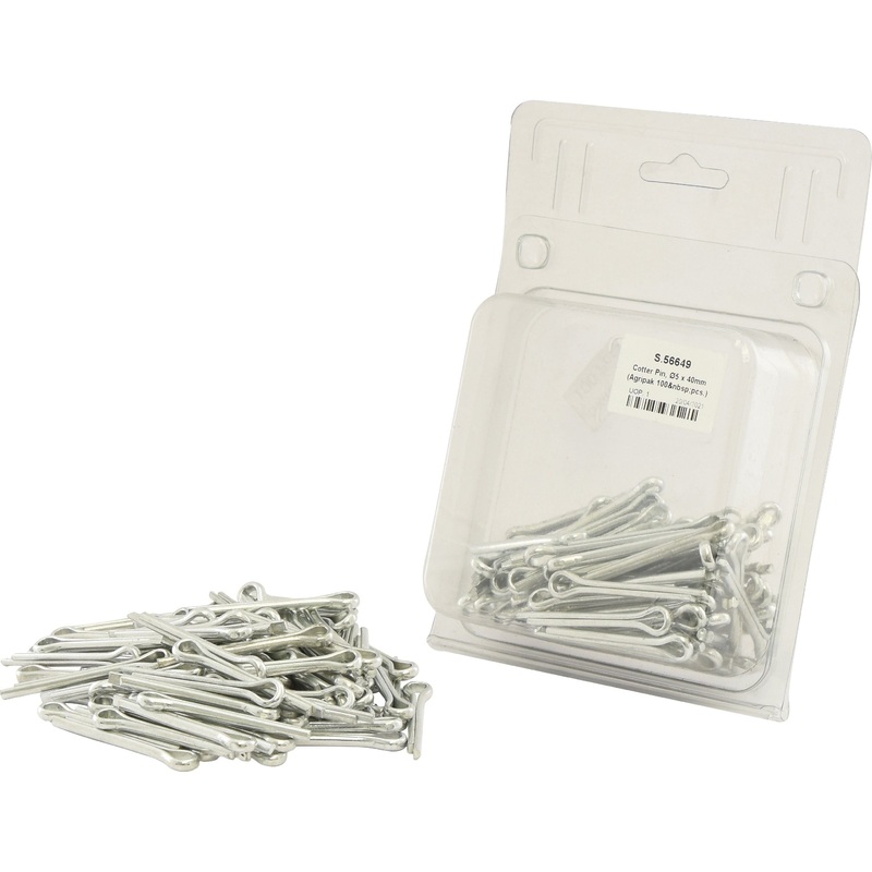 Cotter Pin, 5 x 40mm (Agripak 25 pcs.) | Sparex Part No.S.56649