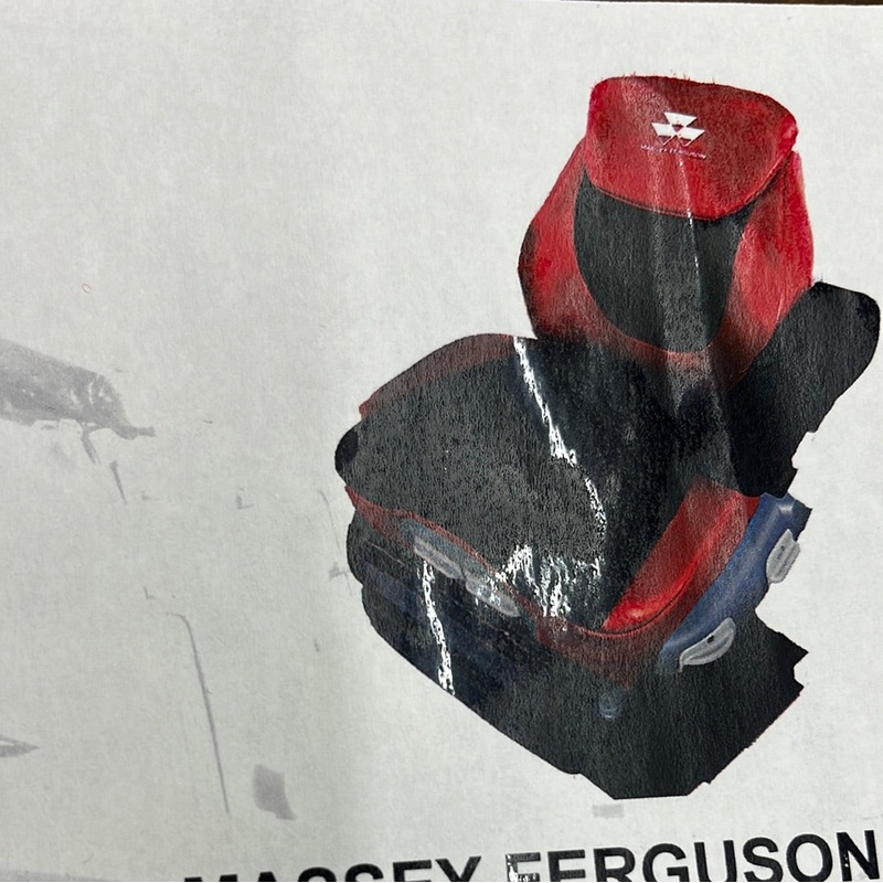 Massey Ferguson Evolution – Active/Dynamic Seat Cover – 3933797M1