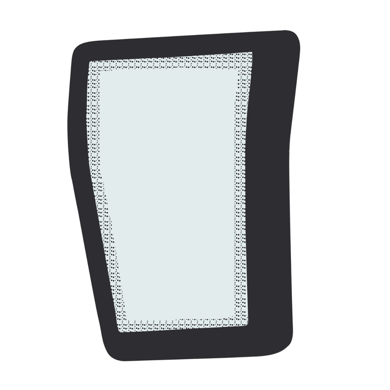 AGCO | Glass, Front, Right – 3804552M2