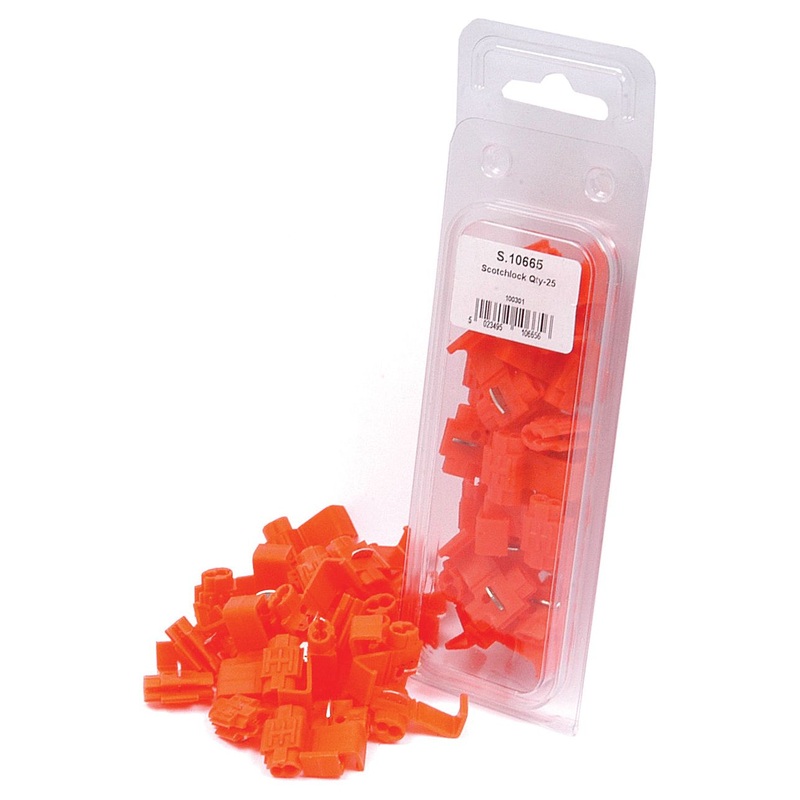 Scotchlock Terminal, Standard Grip Yellow (Agripak 25pcs.) | Sparex Part No.S.10665