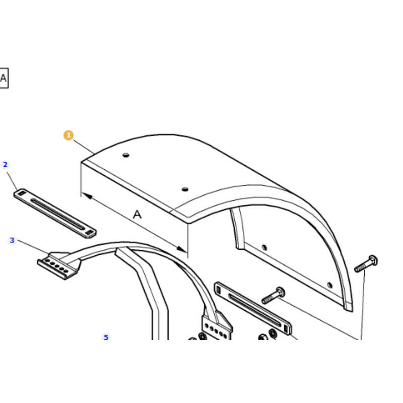 AGCO | Mudguard – 3715947M2 – 3715947M3 > 3715947M3