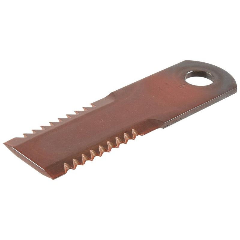 Straw Chopper Blade – Serrated, 173 x 50 x 5mm (Hole : 20mm) To fit as: 87318316 | Sparex Part Number: S.131043