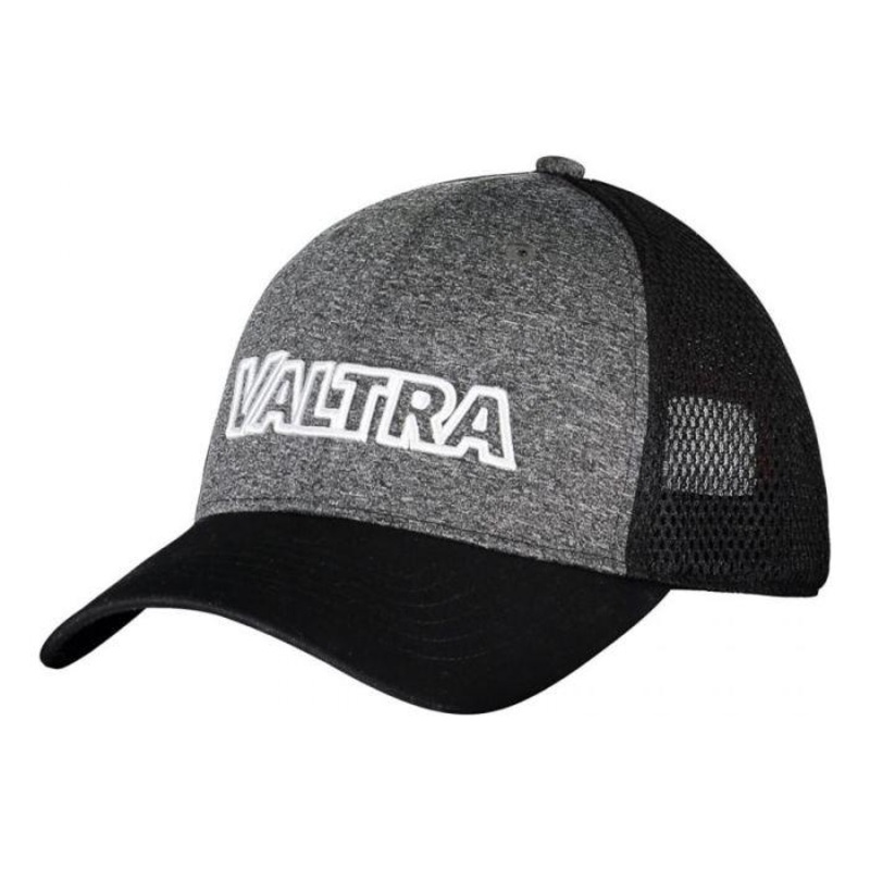 Valtra Sport Cap  3D Logo, Mesh Back, Adjustable Snapback | Grey/Black | V42805800