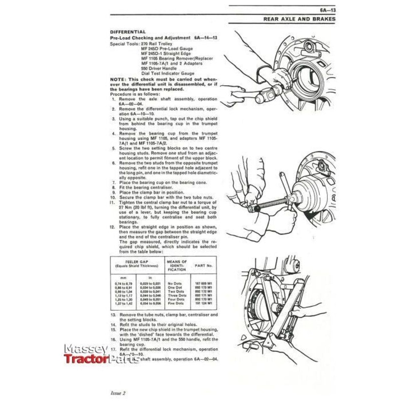 Massey Ferguson – 500srs Workshop Manual – 1856072M2