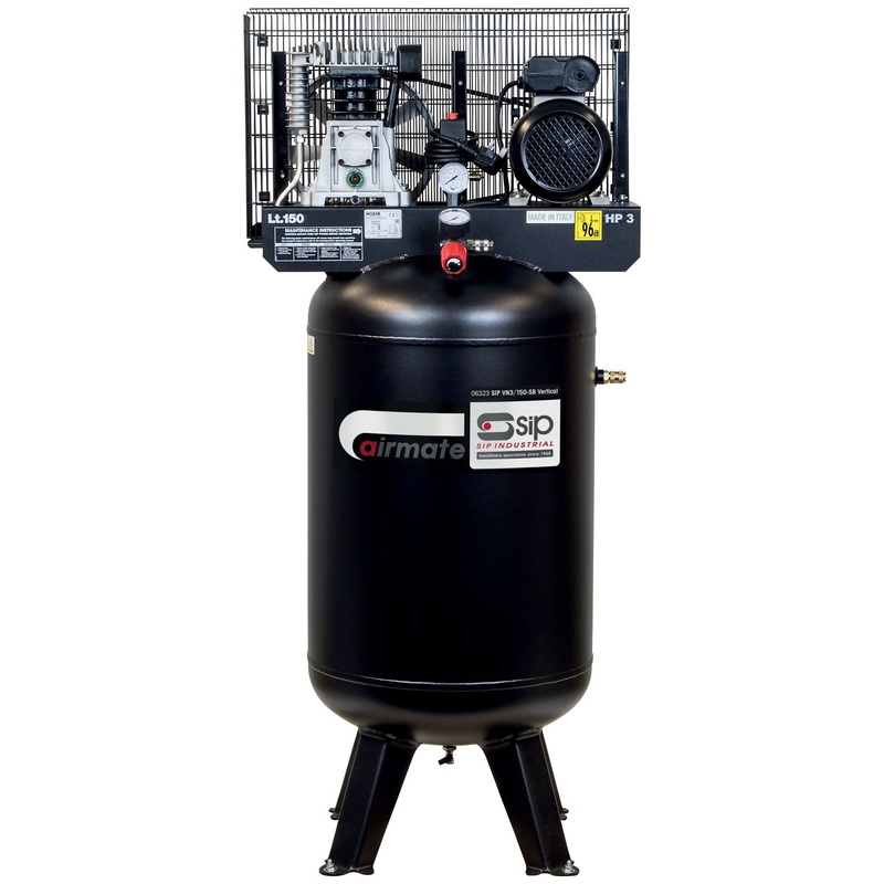 SIP VN3/150-SB Vertical Belt Drive Compressor  SIP-06323