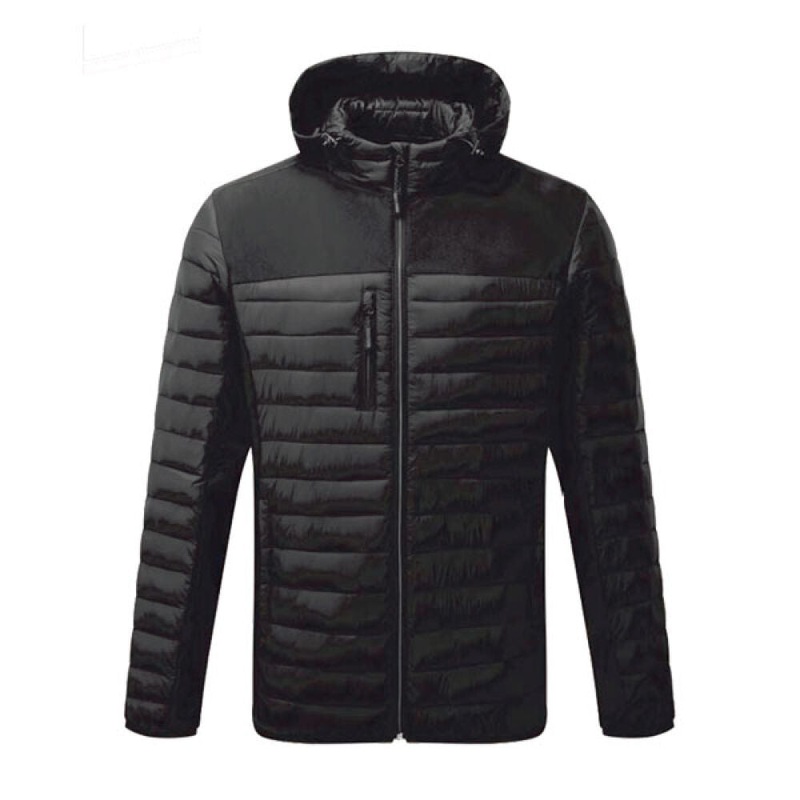 TuffStuff Hatton Panelled Jacket  Black, Windproof & Water-Resistant Softshell (273BLK)