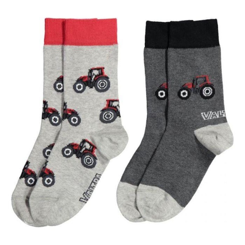 Valtra Children’s Socks  2-Pair Set with Tractor Design | V4280361