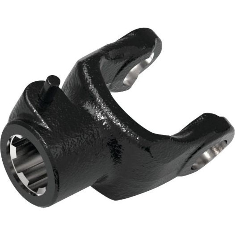 PTO Yoke – Quick Release (U/J Size: 35 x 106.5mm) Size: 1 3/8”-6 Spline | Sparex Part No.S.115497