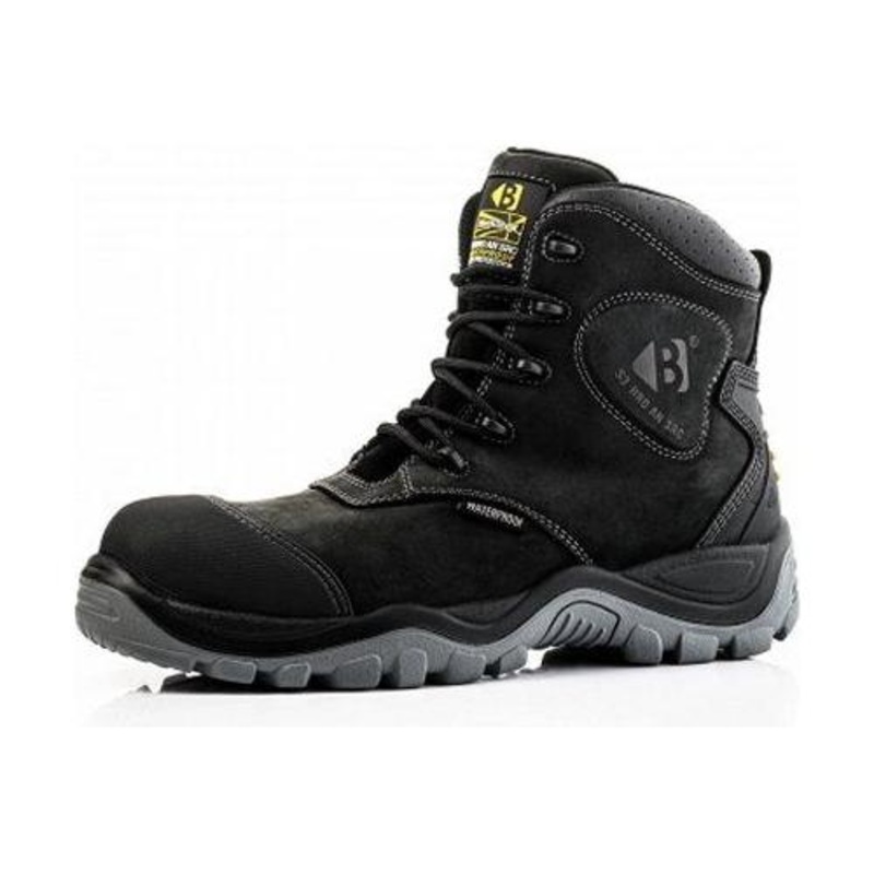 *STOCK CLEARANCE* – Buckler Safety Boots Waterproof Black  BSH012BK | Durable & Lightweight Protection