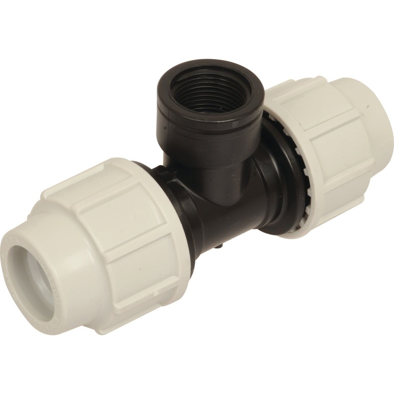 90 Tee with Threaded Female Offtake – 32mm x 1 | Sparex Part No.S.106899