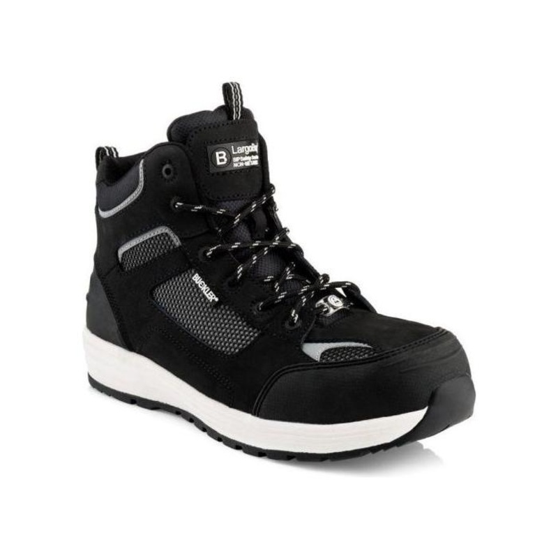 *STOCK CLEARANCE* – Buckler Largo Bay Safety Trainer  Lightweight Composite Toe Work Shoes | BAZBK
