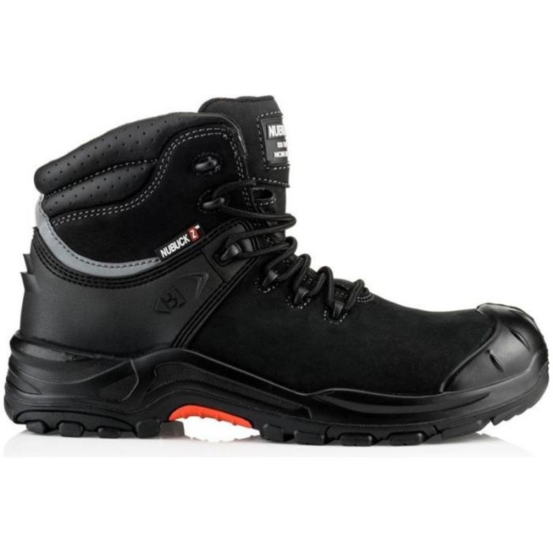 *STOCK CLEARANCE* – Buckler Nubuckz Safety Lace Boots  NKZ102BK | S3S Certified, Slip-Resistant & Durable