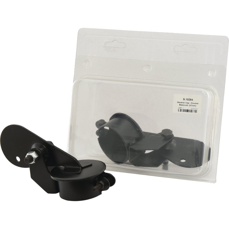 Weather Cap – Counter Balanced, 2 1/4”, (57mm), (Agripak – 1 pc.) | Sparex Part No.S.10284
