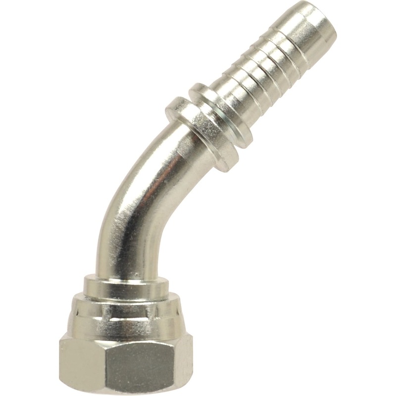 Dicsa BSP 60 Hose Insert 5/16” x 3/8” Female Thread 135 Swept Swivel | Sparex Part No.S.116662