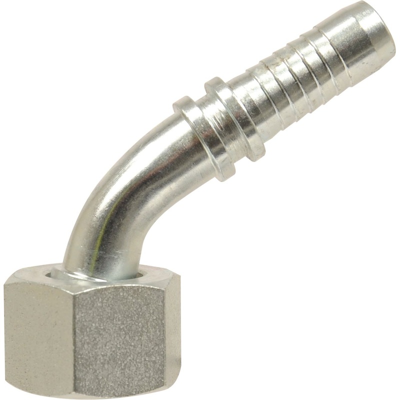 Dicsa Metric 24 Hose Insert 3/8” x M22 x 1.5 (14S) 135 Swept Swivel With O-Ring | Sparex Part No.S.116763