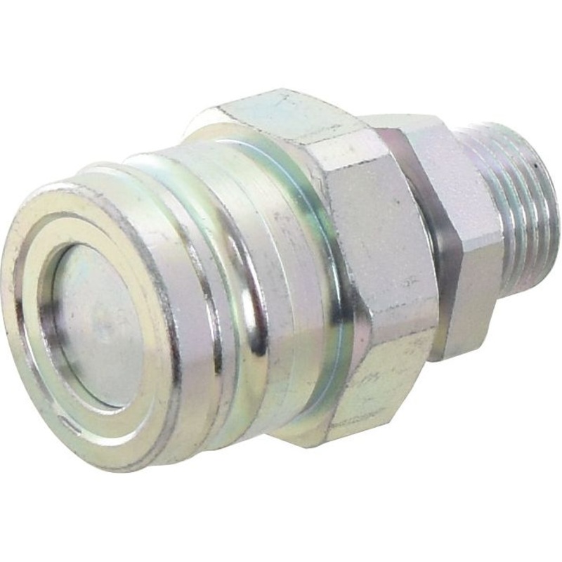 Faster Hydraulic Trailer Brake Coupling Male M18 x 1.50 Metric Male Bulkhead | Sparex Part No.S.112796