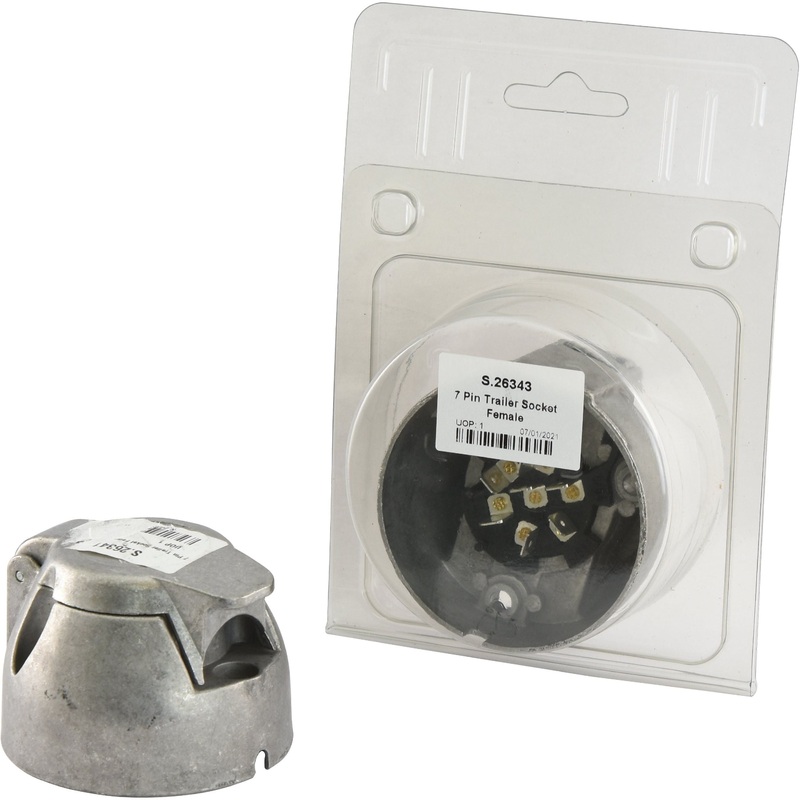 7 Pin Trailer Socket Female | Sparex Part No.S.26343