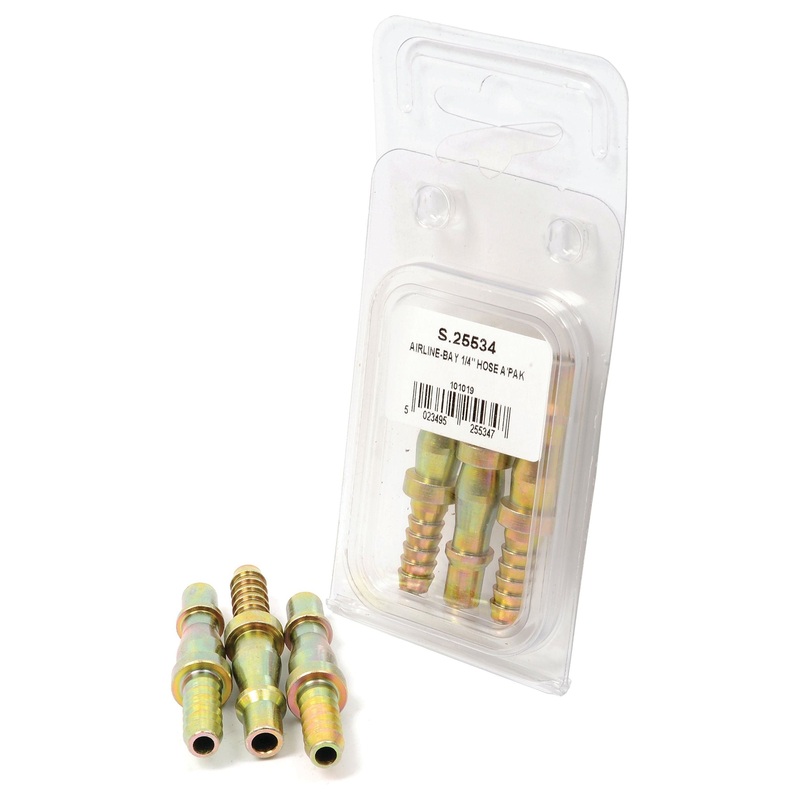 Adaptor 1/4” ID Hose Tailpiece (Agripak 3 pcs.) | Sparex Part No.S.25534