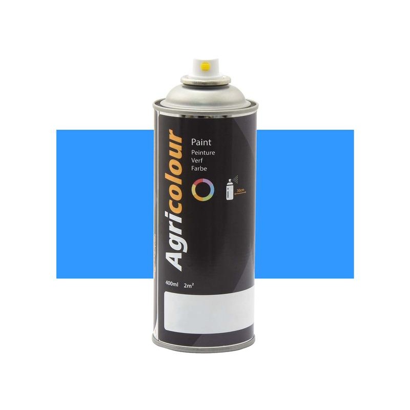 Agricolour – Light Blue Gloss Paint 400ml Aerosol – Sparex Part No. S.92904