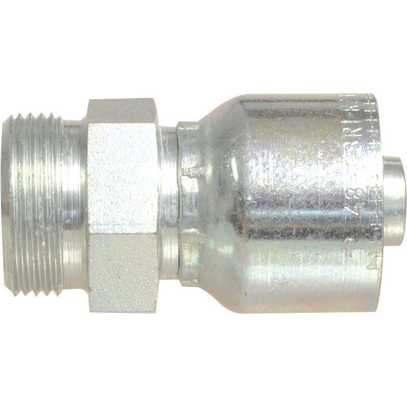 Parker Metric Hose Insert 1/2” x M26 x 1.50 (18L) Male Straight Light Series – S.3312608