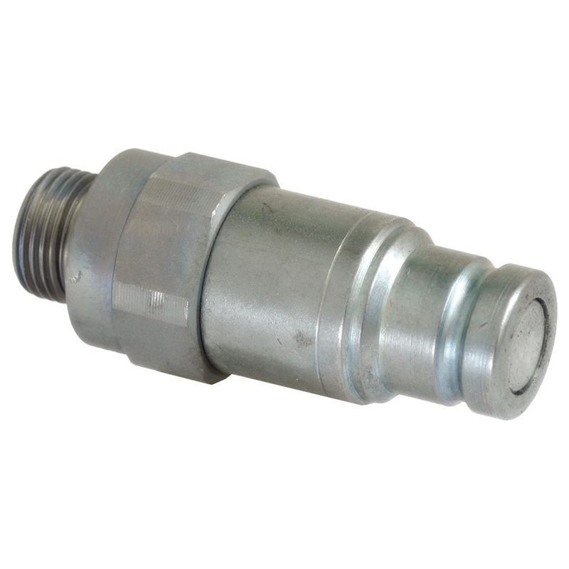 Stauff Flat Faced Coupling Male 3/8” Body x M18 x 1.50 Metric Male Thread | Sparex Part No.S.30533