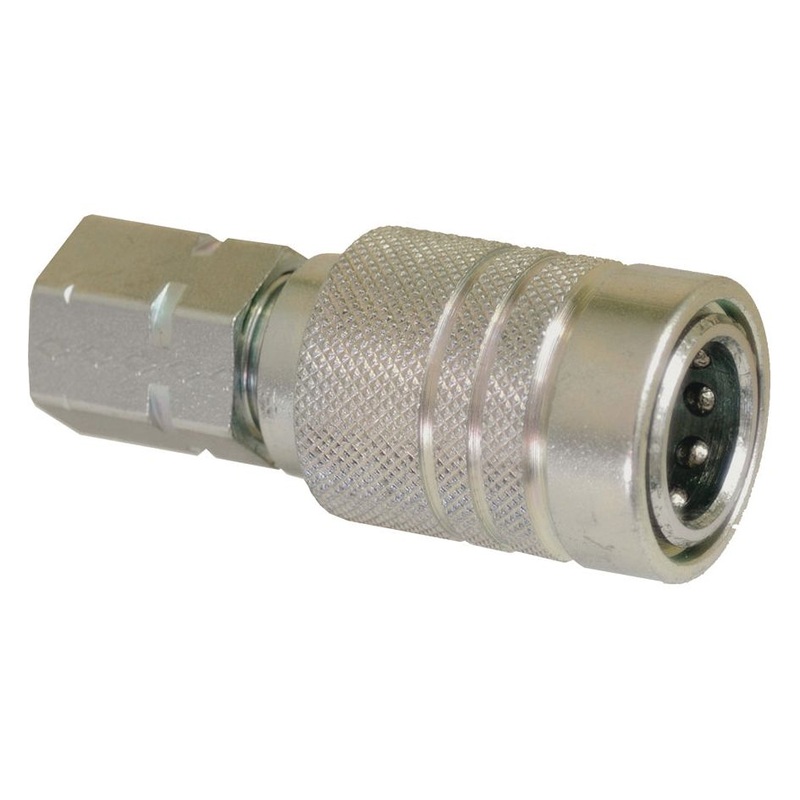 Stauff Quick Release Hydraulic Coupling Female 3/8” Body x 3/8” BSP Female Thread | Sparex Part No.S.30551