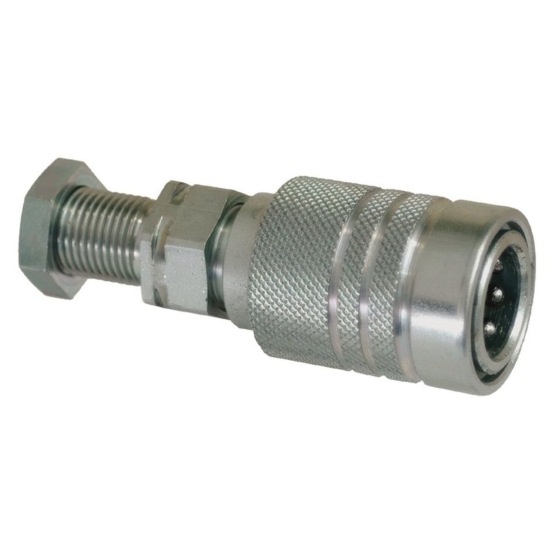 Stauff Quick Release Hydraulic Coupling Female 3/8” Body x M14 x 1.50 Metric Male Bulkhead | Sparex Part No.S.30560