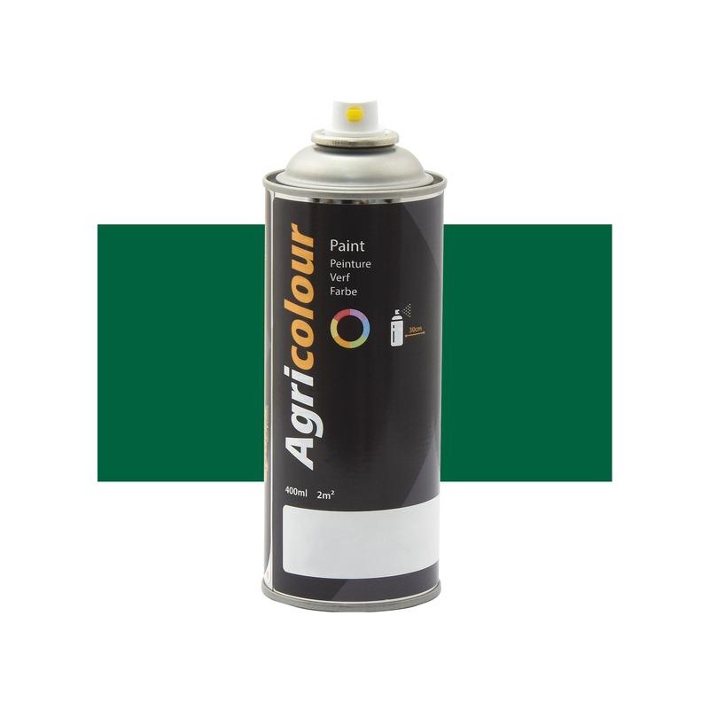 Agricolour – Green Gloss Paint 400ml Aerosol – Sparex Part No. S.92702