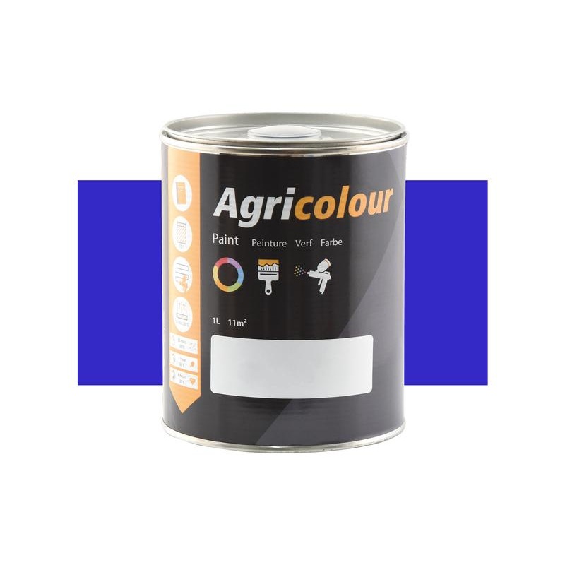 Agricolour – Light Blue Gloss Paint 1L Tin – Sparex Part No. S.84450