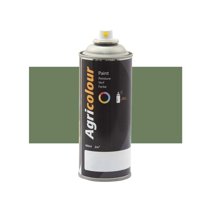 Agricolour – Reseda Green Gloss Paint 400ml Aerosol – Sparex Part No. S.96011