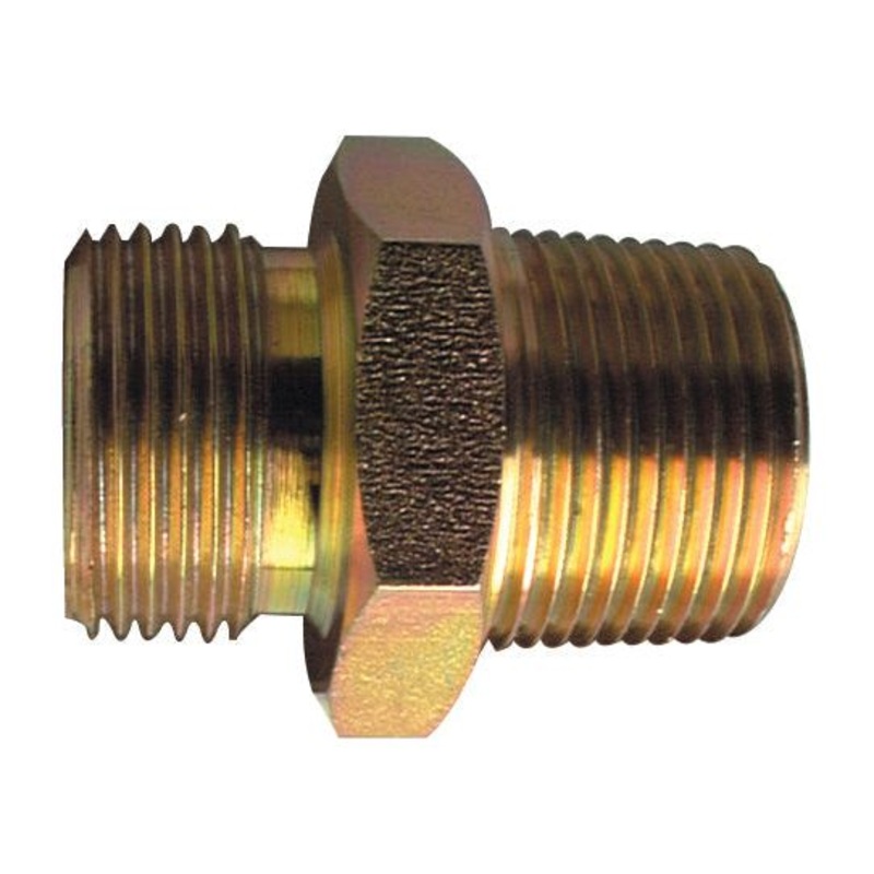 Hydraulic Adaptor 3/8”BSP male – 1/2”NPT male | Sparex Part No.S.35050