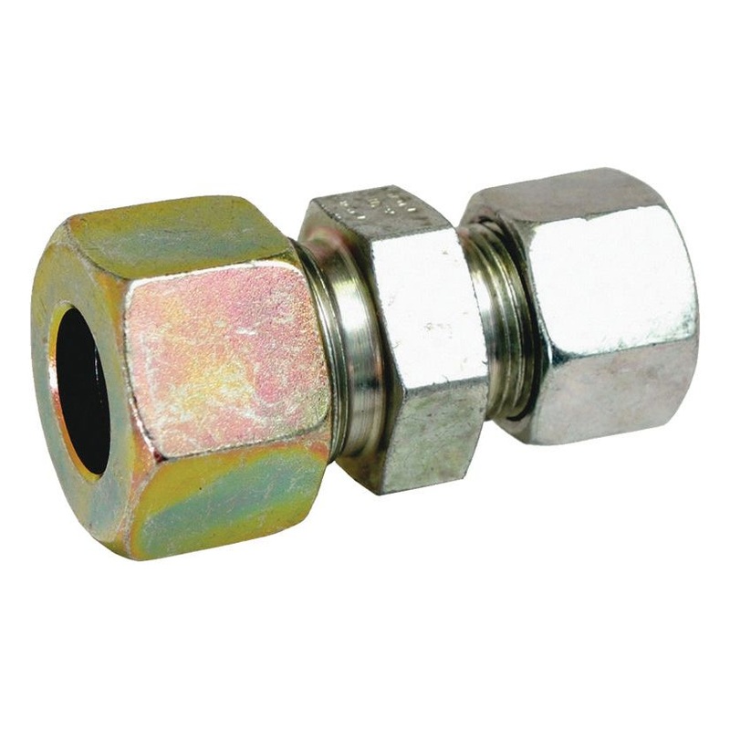 Hydraulic Metal Pipe Straight Reducer Coupling 12 / 6L | Sparex Part No.S.34746