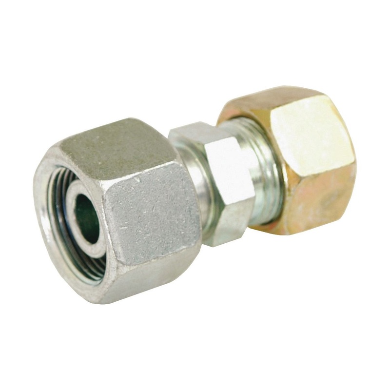 Hydraulic Metal Pipe Straight Reducer Coupling 16S / 15L | Sparex Part No.S.34745