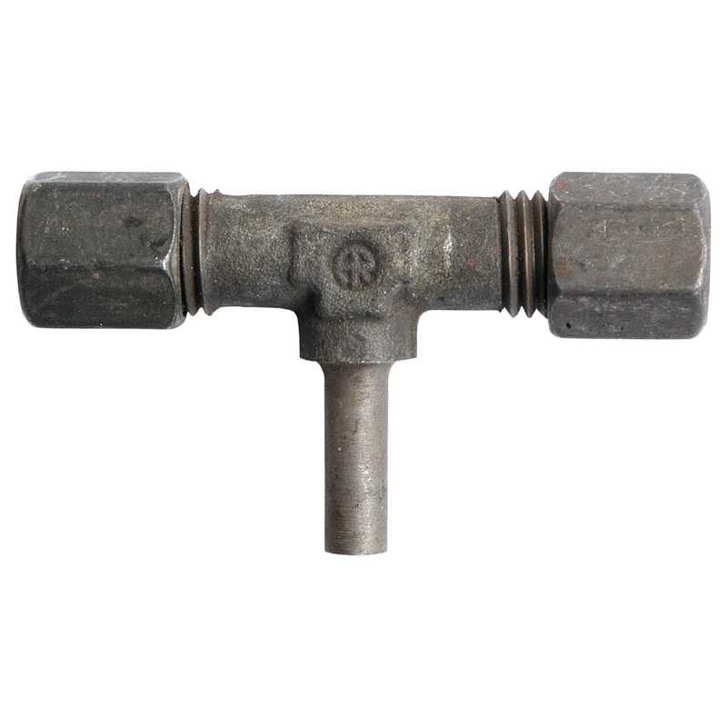 Hydraulic Metal Pipe Tee Stud Coupling E.T.V. 6L standpipe branch | Sparex Part No.S.34160