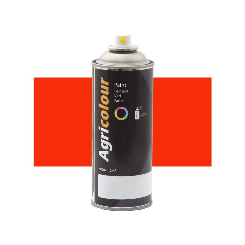 Agricolour – Orange Gloss Paint 400ml Aerosol – Sparex Part No. S.92927