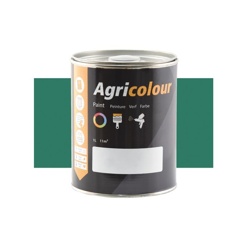 Agricolour – Patina Green Gloss Paint 1L Tin – Sparex Part No. S.86000