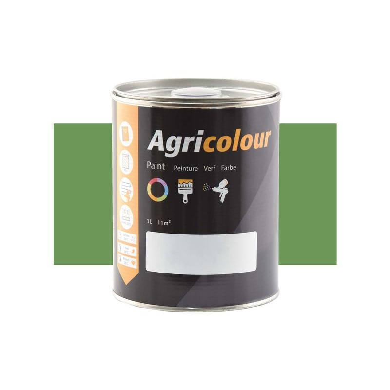 Agricolour – Green Gloss Paint 1L Tin – Sparex Part No. S.84357
