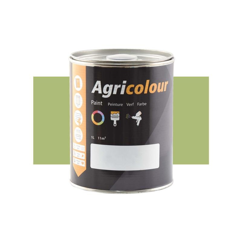 Agricolour – Light Green Gloss Paint 1L Tin – Sparex Part No. S.83179