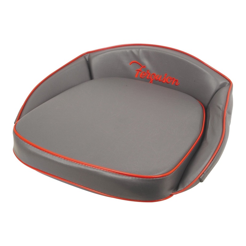 Seat Cushion – Grey with Red Trim | Sparex Part No.S.43964