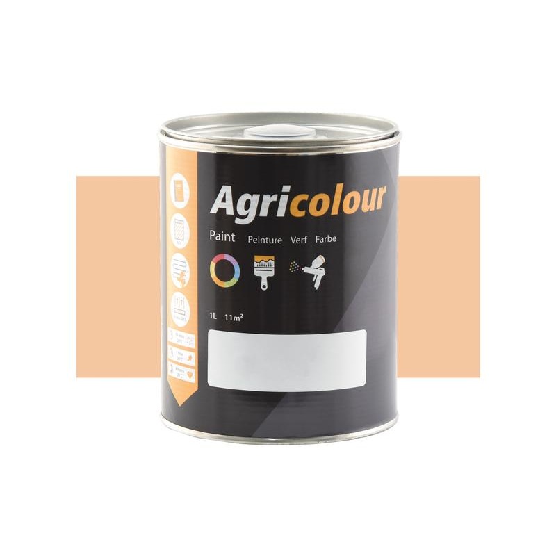 Agricolour – Beige Yellow Cream Gloss Paint 1L Tin – Sparex Part No. S.82439