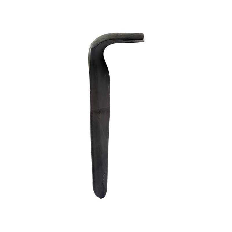 Hardfaced Power Harrow Blade 100x12x305mm LH. Hole centres: 60mm. Hole  16.5mm. Replacement for Maschio. To fit as: 36100210C – Sparex Part No. S.74787