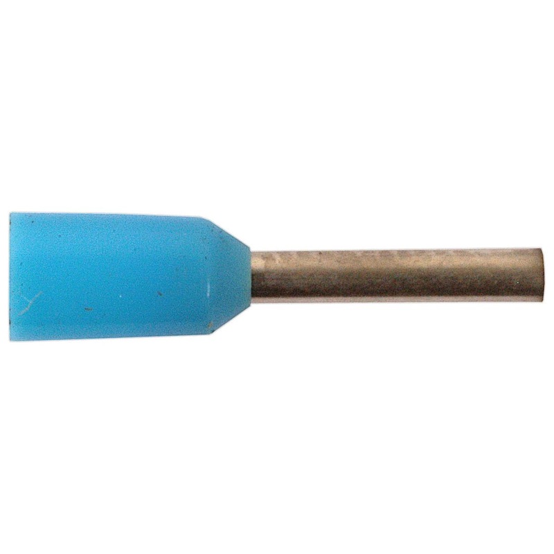 Pre Insulated Pin Terminal, Standard Grip Blue, 0.75mm | Sparex Part No.S.51788